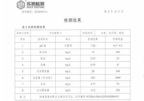 苏测检测E2103015-1（污水）